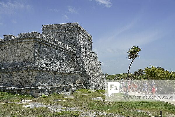 El Castillo  Mayaruinen  Tulum  Quintana Roo  Mexiko  Mittelamerika