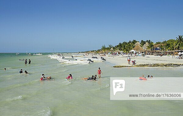 Sandstrand  Isla Holbox  Quintana Roo  Mexiko  Mittelamerika