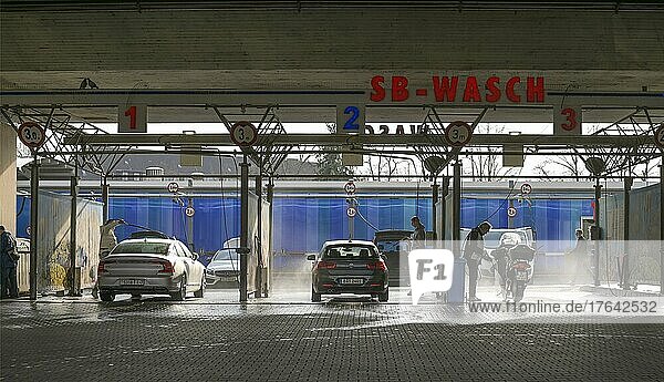 Car wash  Heidelberger Platz  Wilmersdorf  Berlin  Germany  Europe