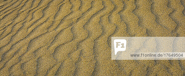 Close-up of rippled sand