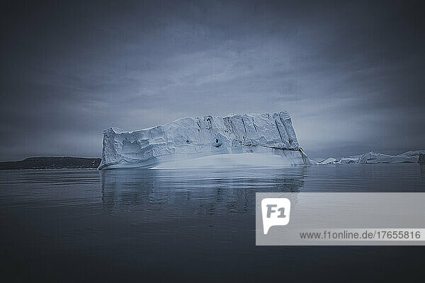 whimsical textures and shapes of the icebergs