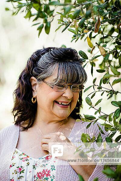 Portrait of Mexican Woman  Baby Boomer in San Diego