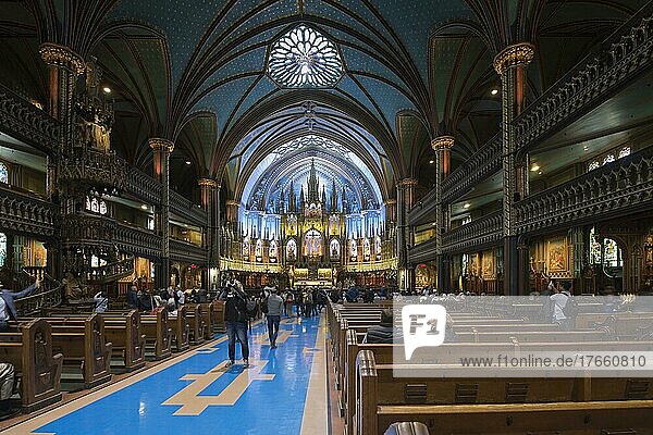 Basilique Notre-Dame  Montreal  Kanada