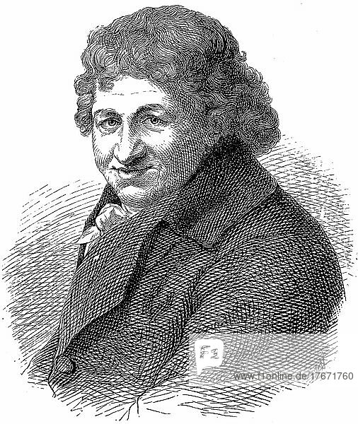 Daniel Nikolaus Chodowiecki  16. Oktober 1726  7. Februar 1801  war der populärste deutsche Kupferstecher  Grafiker und Illustrator des 18. Jahrhunderts  Historisch  digitale Reproduktion einer Originalvorlage aus dem 19. Jahrhundert
