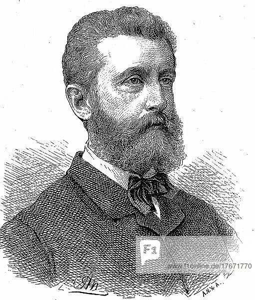 Johann Friedrich August Esmarch  seit 1887 von Esmarch  9. Januar 1823  23. Februar 1908  war ein deutscher Chirurg und Begründer des zivilen Samariterwesens in Deutschland  Historisch  digitale Reproduktion einer Originalvorlage aus dem 19. Jahrhundert