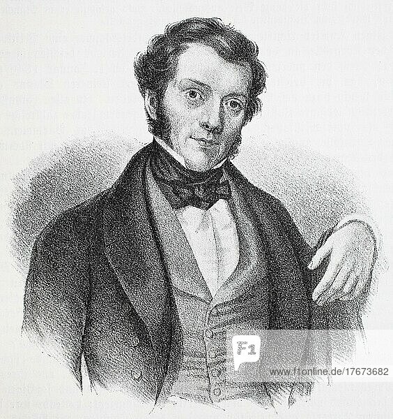 Richard Cobden  3 June 1804  2 April 1865  was an English manufacturer  radical and liberal statesman involved in two major free trade campaigns  the Anti-Corn Law League and the Cobden Chevalier Treaty  Historic  digitally restored reproduction of a 19th century original  exact date unknown