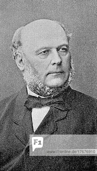Francois Paul Jules Grévy  15. August 1807  9. September 1891  war französischer Anwalt und Politiker. Er war Staatspräsident von 1879 bis 1887  Historisch  digital restaurierte Reproduktion einer Vorlage aus dem 19. Jahrhundert  genaues Datum unbekannt