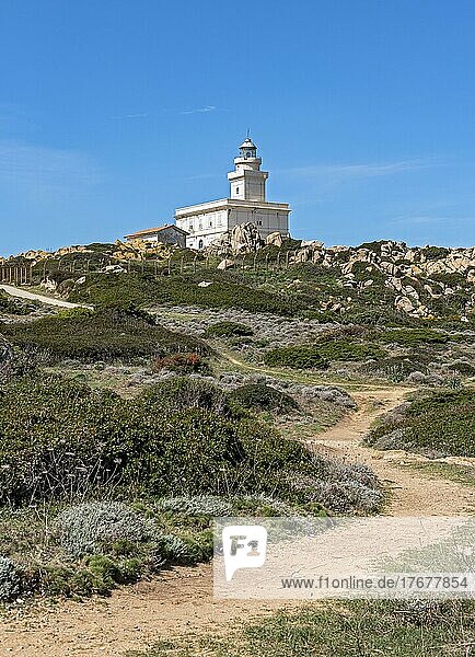 Capo Testa Lighthouse  Sardinia  Italy  Europe