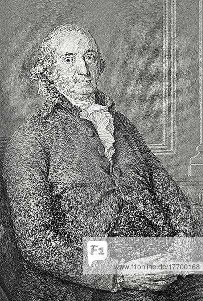 Johann Gottfried von Herder was a German philosopher  theologian  poet and literary critic  Historical  digitally restored reproduction of a 19th century original