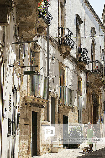 Traditionelle apulische Architektur; Martina Franca  Apulien  Italien