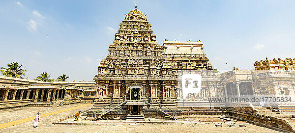 Der Airavatesvara-Tempelkomplex aus der dravidischen Chola-Zeit in Darasuram  Tamil Nadu  Indien; Darasuram  Tamil Nadu  Indien
