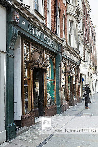 Daunt Books Buchhandlung  Marylebone High Street; London  England