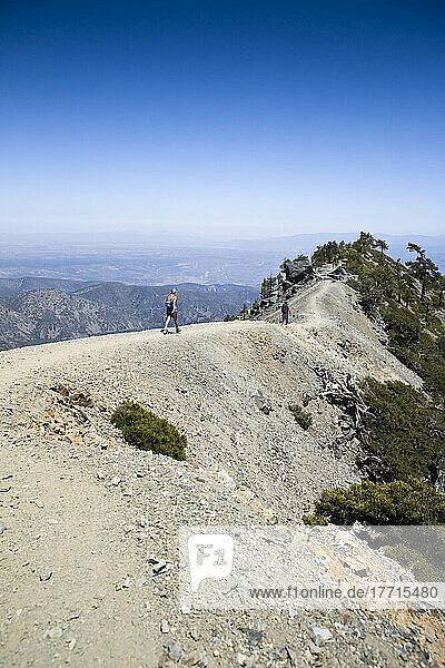 A Afternoon Hike Up To California's Mount Baldy In The San Gabriel Mountains.