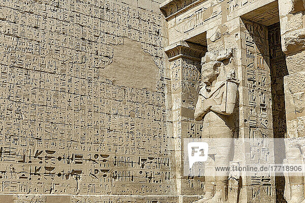 Temple of Ramesses III; Medinet Habu  Egypt