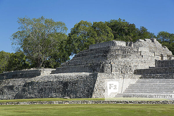 Temple of the North  Edzna Archaeological Zone; Edzna  Campeche State  Mexico
