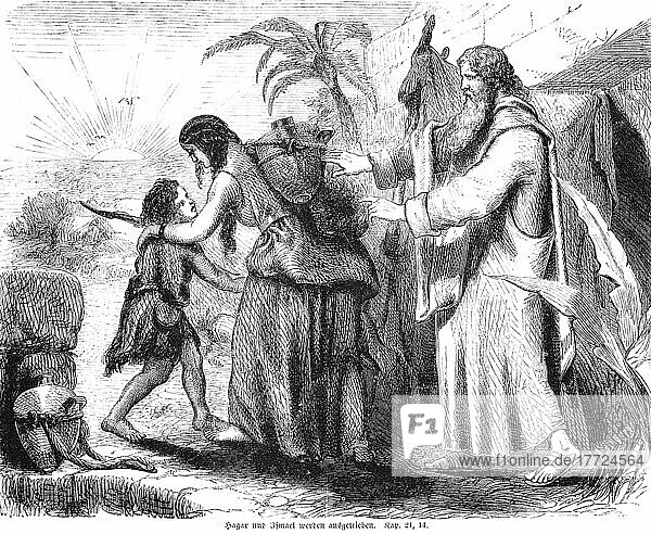 Bible  Old Testament  Genesis  Chapter  Verse  historical illustration 1850