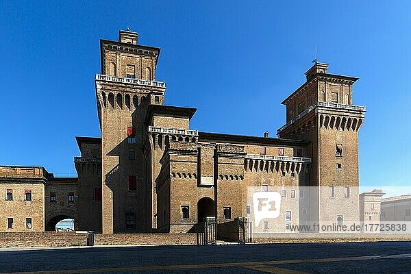 Estense Castle  Ferarra  UNESCO World Heritage Site  Emilia-Romagna  Italy  Europe