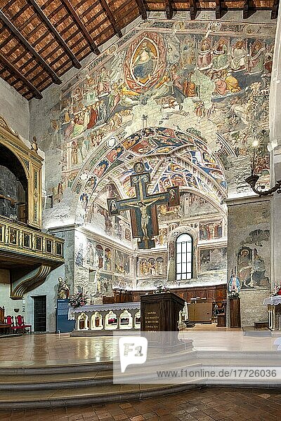 Ottaviano Nelli  Stories of Saint Augustine and Last Judgment  Church of Ant'Agostino  Gubbio  Province of Perugia  Umbria  Italy  Europe
