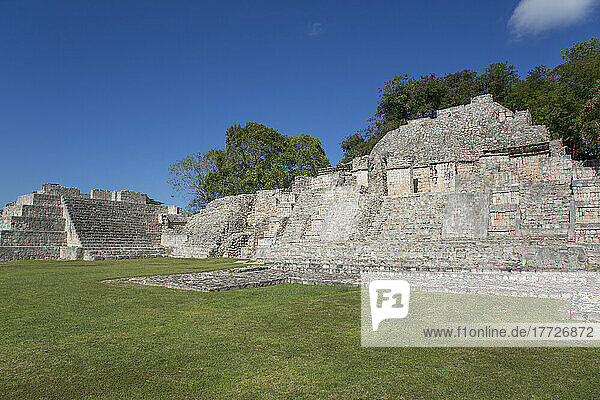Temple of the North  Edzna Archaeological Zone  Campeche State  Mexico  North America