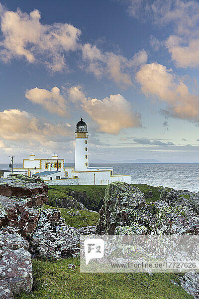 Rua Reidh Lighthouse  Melvaig  Gairloch  Wester Ross  Scotland  United Kingdom  Europe