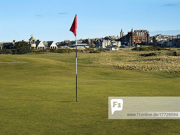 The Old Course at St. Andrews  Fife  Scotland  United Kingdom  Europe