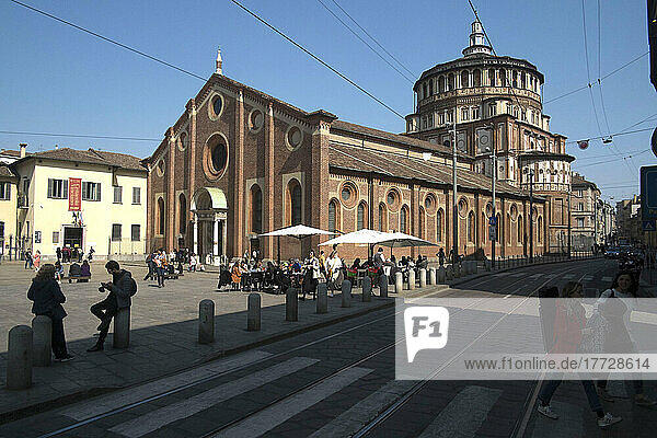 Santa Maria delle Grazie Church  Milan  Lombardy  Italy  Europe