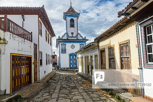 Igreja do Amparo  Diamantina  UNESCO World Heritage Site  Minas Gerais  Brazil  South America