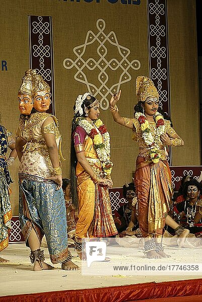 Bharatanatyam  dance drama  classical dance of Tamil Nadu  India  Asia