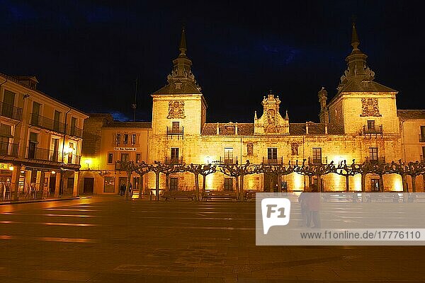 El Burgo de Osma  Ciudad de osma  Main Square  Plaza Mayor  Province of Soria  Castilla Leon  Spain  Europe