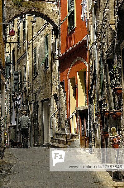 Ventimiglia  Altstadt  Ligurien  Italienische Riviera  Provinz Imperia  Italien  Europa