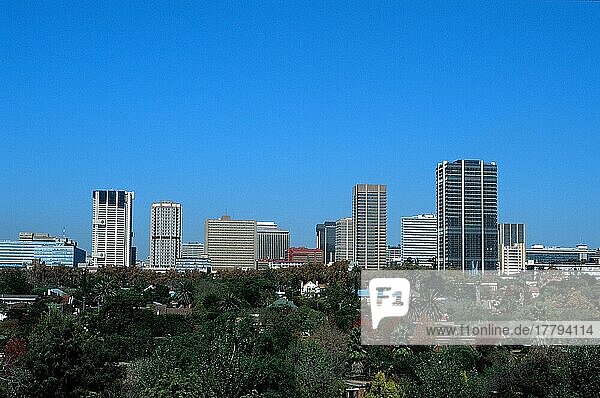 Pretoria skyline  South_Afrika  Südafrika  Querformat  horizontal  Stadtansicht  Stadtbild  townscape  cityscape