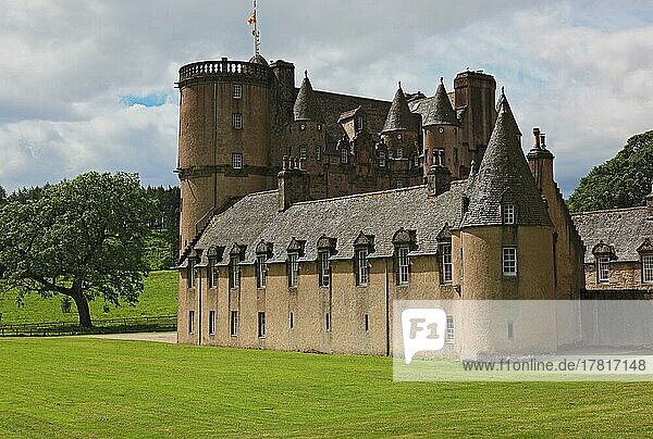 Schloss Fraser Castle  suedlich von Kemnay in der Region Aberdeenshire  Schottland  Großbritannien  Europa