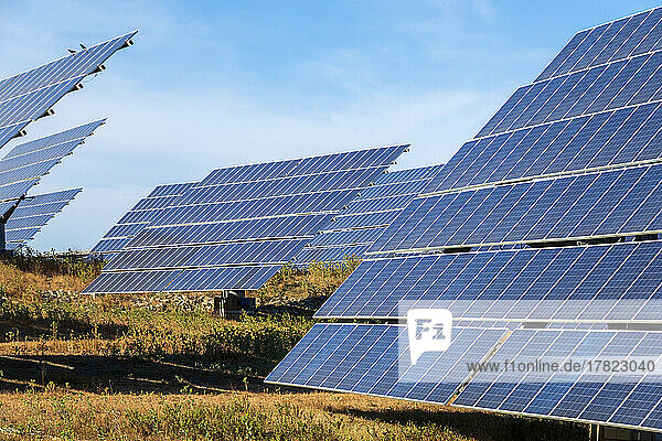 Panels of solar power station