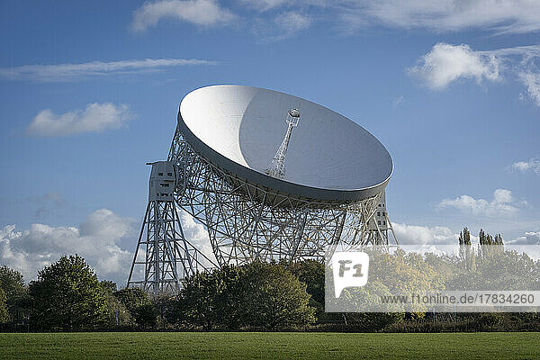 The Lovell Radio Telescope  Jodrell Bank  near Goostrey  Cheshire  England  United Kingdom  Europe