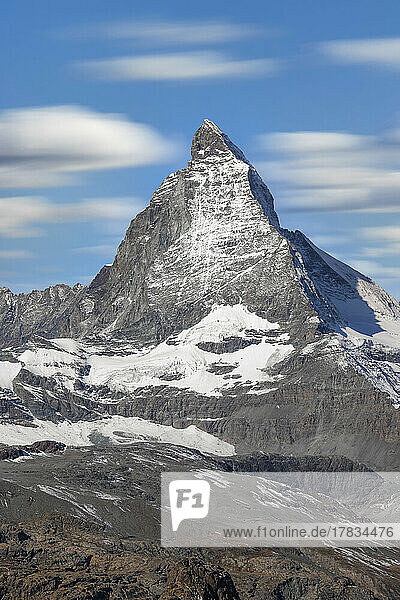 Matterhorn  4478m  Zermatt  Wallis  Schweizer Alpen  Schweiz  Europa