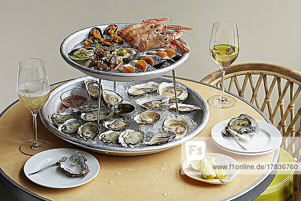 Seafood sharing plates