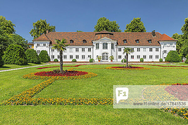 Court Garden with Orangery  Kempten  Allgau  Swabia  Bavaria  Germany  Europe