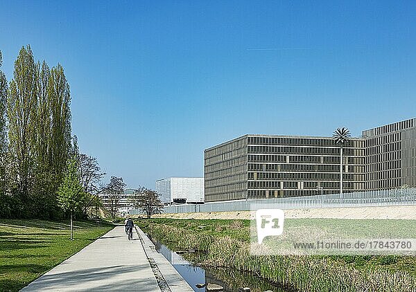 Bundesnachrichtendienst-Zentrale  BND Neubau in der Chausseestraße  Berlin  Deutschland  Europa