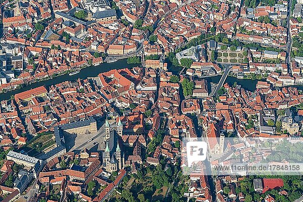 Luftbild Bamberg  Franken  Bayern  Deutschland  Europa