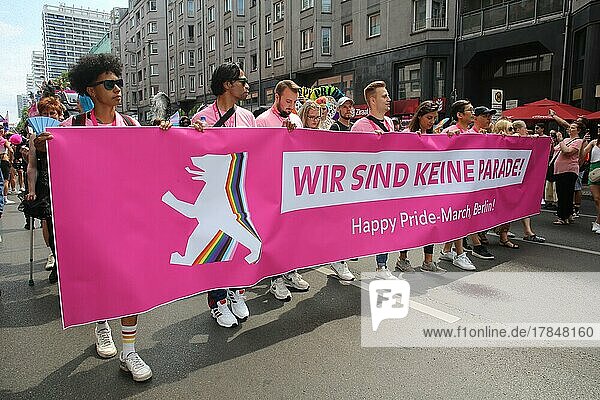 Christopher Street Day  Berlin Pride  Berlin  Deutschland  Europa