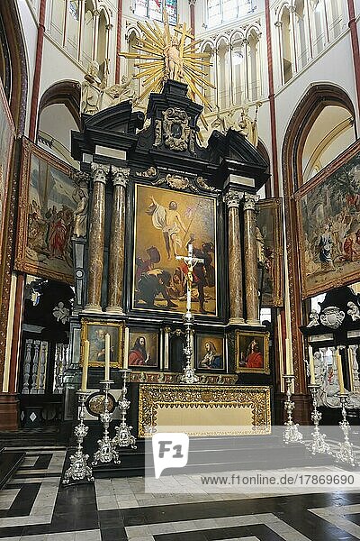 Kathedrale St. Salvator  Hauptaltar  Brügge  Belgien  Europa