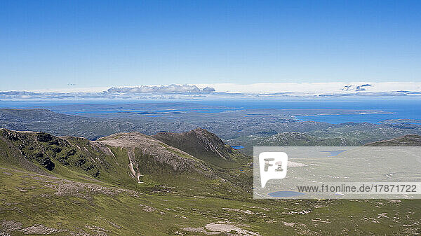 UK  Scotland  Mountainous landscape of Northwest Highlands
