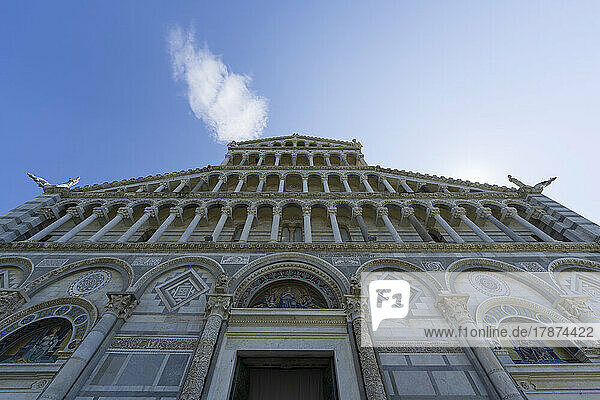Italien  Toskana  Pisa  Fassade der Kathedrale von Pisa