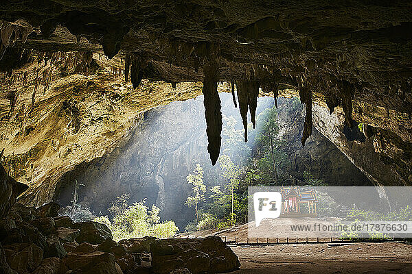 Temple at Phraya Nakhon Cave in Khao Sam Roi Yot National Park  Hua Hin  Thailand