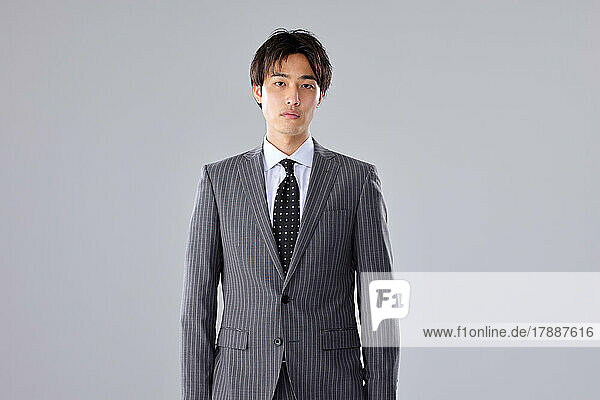 Japanese businessman studio portrait