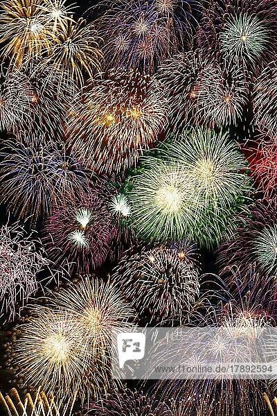 New Year's Eve Fireworks Sylvester New Year Background New Year New New Backgrounds in Stuttgart  Germany  Europe