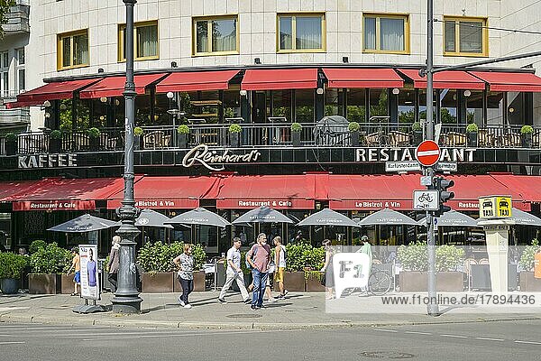 Cafe Reinhards  Hotel Bristol  Fasanenstraße  Kurfürstendamm  Charlottenburg  Berlin  Deutschland  Europa