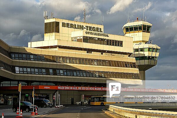 Flughafen Tegel in Berlin  Berlin  Deutschland  Europa