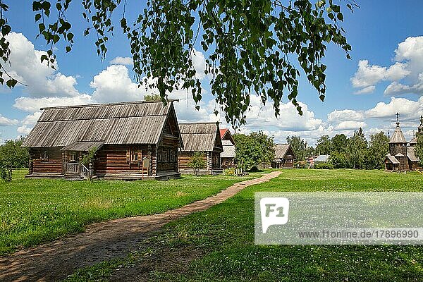 Museum of wooden architecture  Suzdal  Russia  Europe