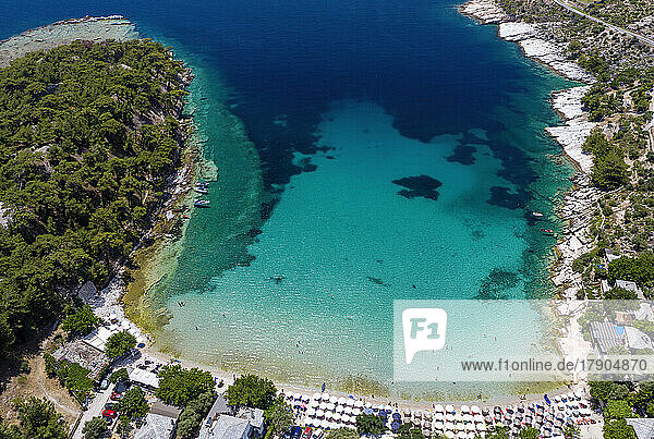 Strand Alyki  Insel Thassos  Griechische Inseln  Griechenland  Europa